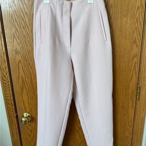 Zara Blush Pink Tailored Trousers